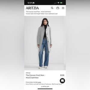 Aritzia Babaton Wilfred cocoon coat - Size 1